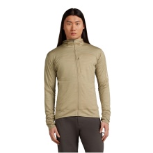 Icebreaker Descender Merino Blend 300 RealFleece Fleece Jacket with Hood (Merino Wool, Breathable) Sand Brown Men's